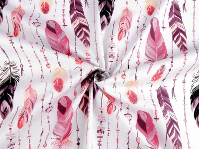 Baumwolle Federn korall